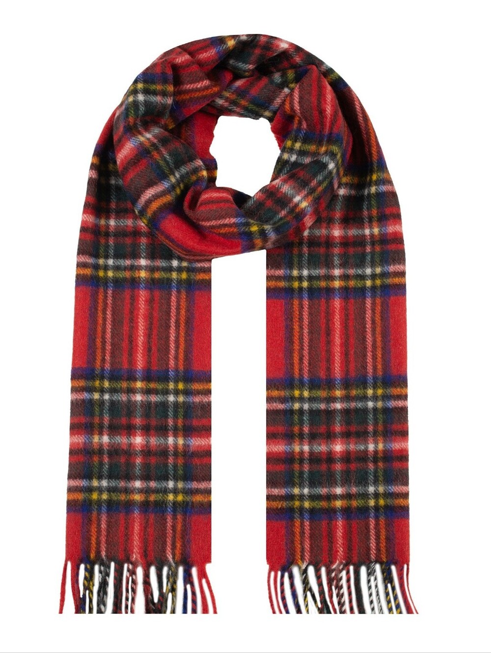 Heritage of Scotland Clan MacGregor 100% Cashmere Tartan Scarf CC